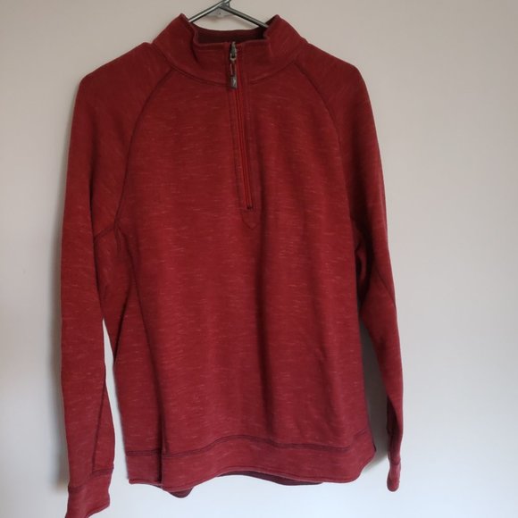 Tommy Bahama Reversible 1/2 Zip Long Sleeve Sweater Medium - Picture 1 of 4
